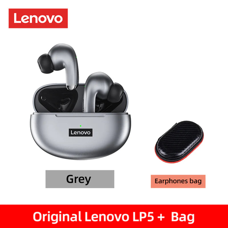 Lenovo LP5 Wireless Bluetooth Earbuds - Hi-Fi Music Earphones with Microphone, Sports Waterproof Headset, 2022 Model